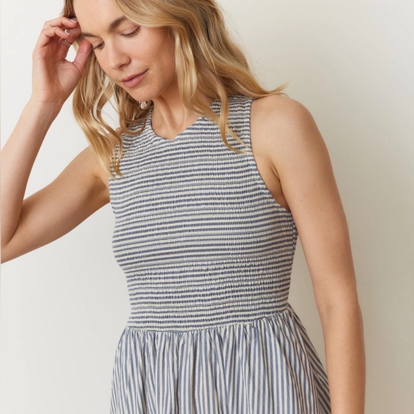 Darcy Poplin Smocked Dress NWT XS - Picture 2 of 8